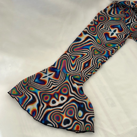 Shein / Longline Kimono / Geometric Patterned / Colorful - Picture 11 of 12